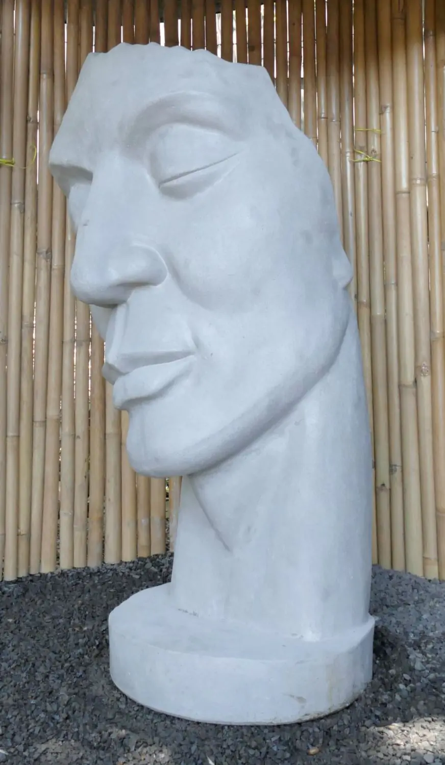  Product image 6 of the product “Mask Human 02 (inclined to the left) original by the artist - 150m height ”